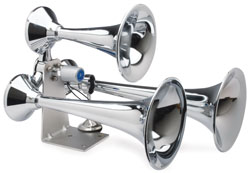 Heavy Duty Chrome Plated Trumpet Horns